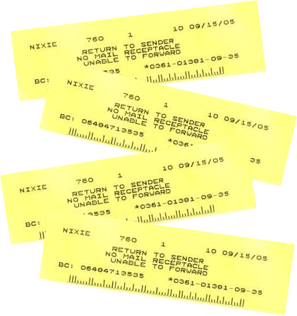 Stop wasting your money on undeliverable mail! Icon